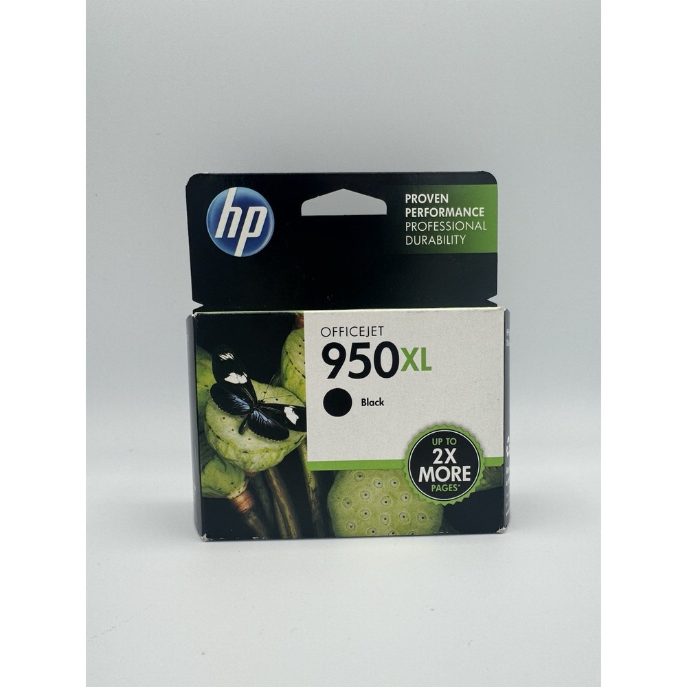 HP Genuine 950XL Black Ink Cartridge CN045AN Sealed Box OEM High Yield Exp. 2014